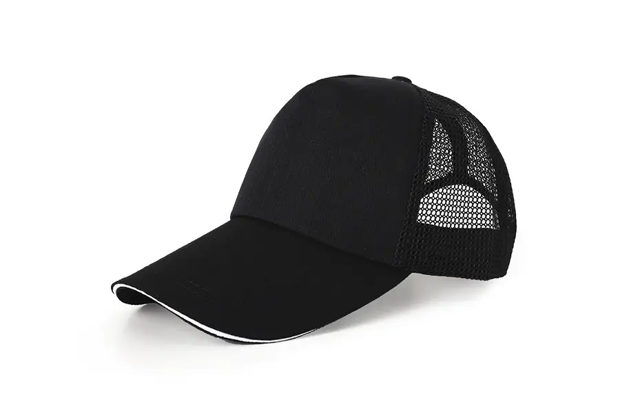 Men Camo Mesh Trucker Cap Orange Black - Image 26