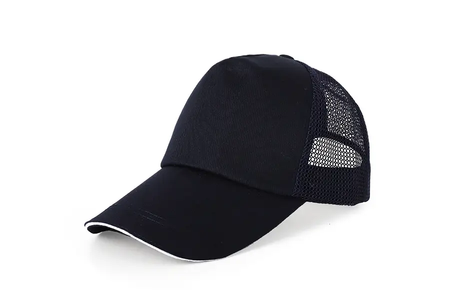 Men Camo Mesh Trucker Cap Orange Black - Image 27