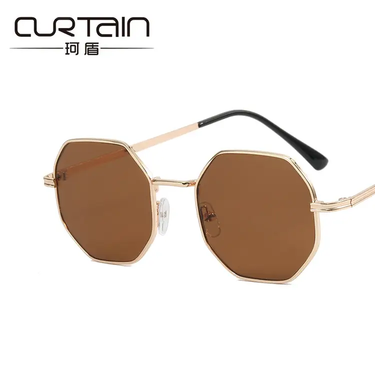 Gold Frame Gray Sunglasses for Women 2022 - Image 4