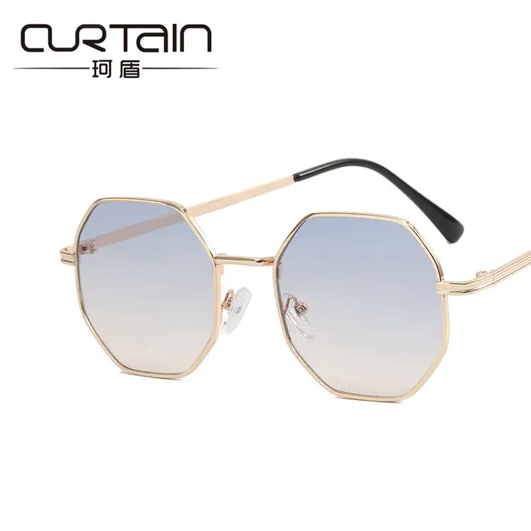 Gold Frame Gray Sunglasses for Women 2022 - Image 5