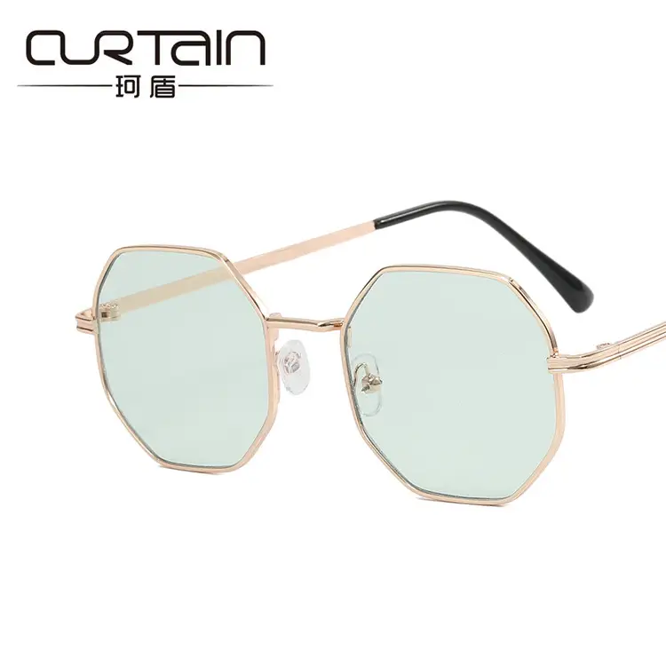Gold Frame Gray Sunglasses for Women 2022 - Image 6