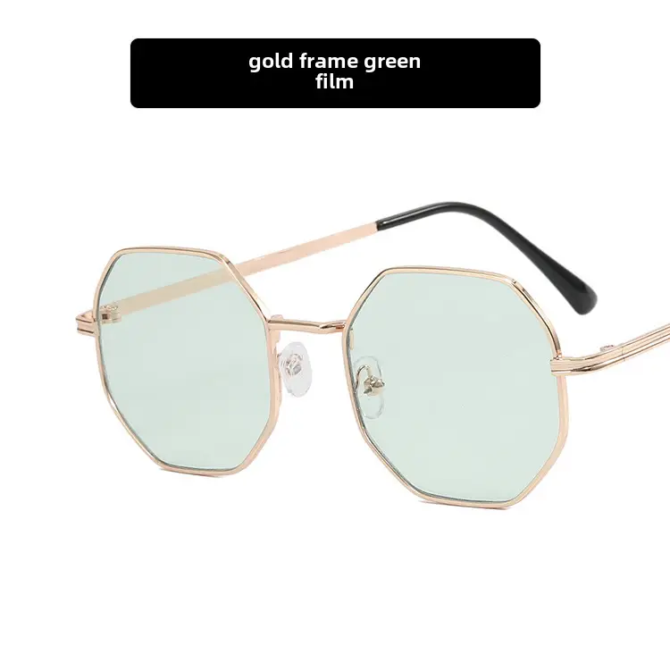 Gold Frame Gray Sunglasses for Women 2022 - Image 2