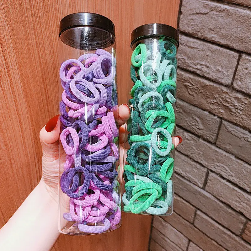 Children's Rainbow Rubber Hair Bands for Girls