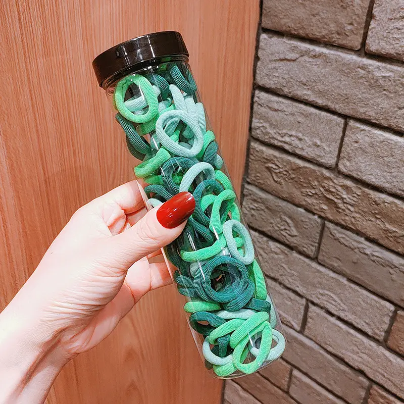 Children's Rainbow Rubber Hair Bands for Girls