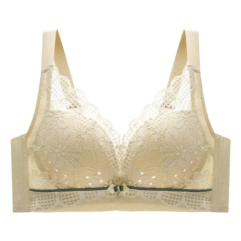 Light Lace Cups Free Rings Curing Bra Breathable Upper Holder - Image 5
