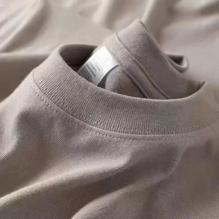 Women Grey Cotton T-Shirt Short Sleeve Round Neck