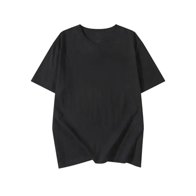 Women Grey Cotton T-Shirt Short Sleeve Round Neck