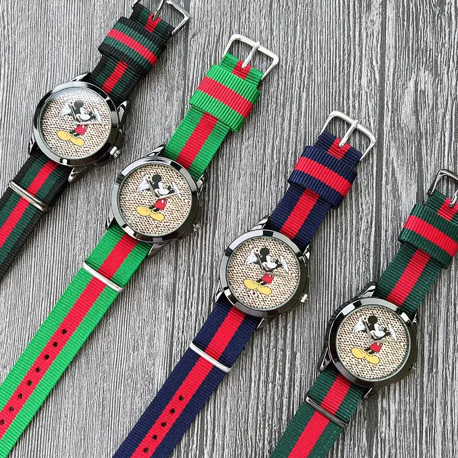 Cross-Border Dog Head Quartz Watches with Nylon Straps - Image 13