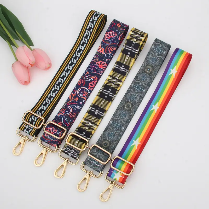 Rainbow Crossbody Bag with Adjustable Strap