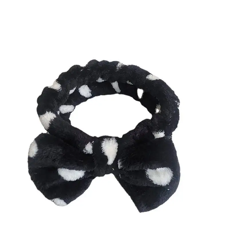 Black Leopard Print Bow Headband for Women - Image 13