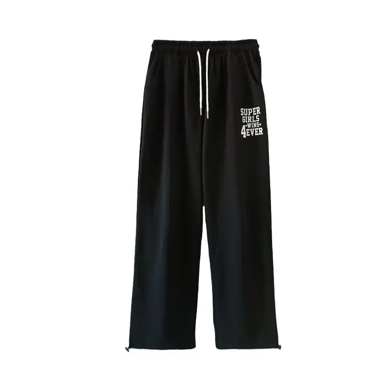 Women Black Hip Hop Wide Leg Pants 2024 - Image 10