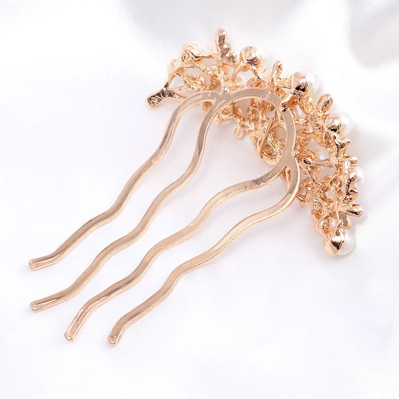 Korean Style Rhinestone Hair Fork Women's Back Head Accessory - Image 13
