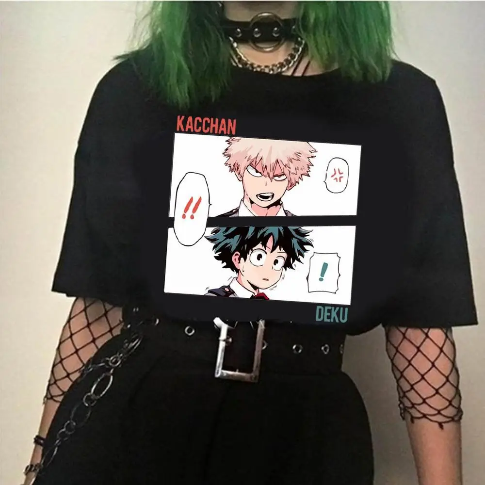 Anime T-Shirt Black Kachin My Hero Academy - Image 4