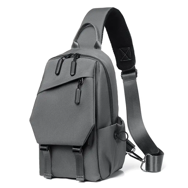 Men's Navy Blue Multi-Purpose Shoulder Bag - Image 3