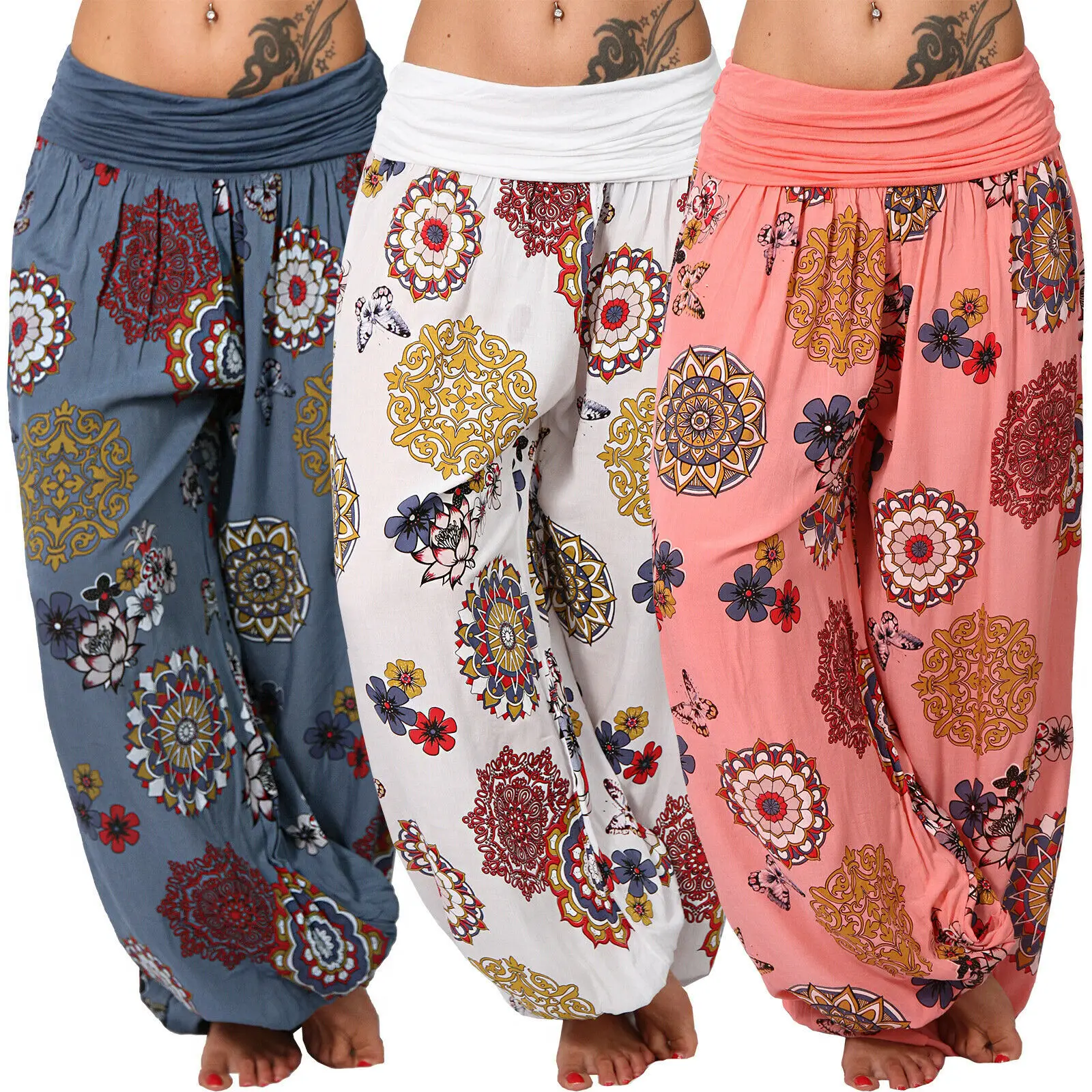 2022 Cross-Border Print Long Leg Pants Casual Harlan - Image 40