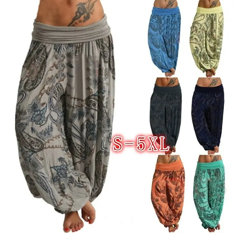 2022 Cross-Border Print Long Leg Pants Casual Harlan - Image 42