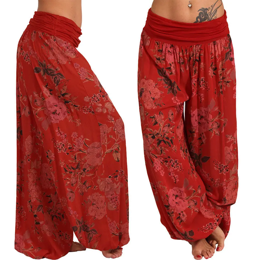 2022 Cross-Border Print Long Leg Pants Casual Harlan - Image 2