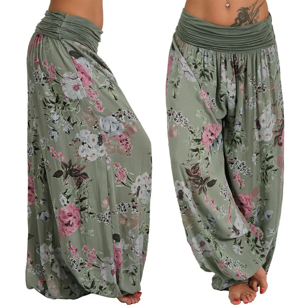 2022 Cross-Border Print Long Leg Pants Casual Harlan - Image 7