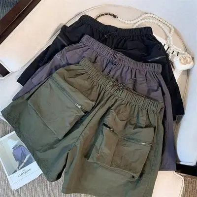 Men Denim Shorts White Mid Length Casual Summer — feature 6