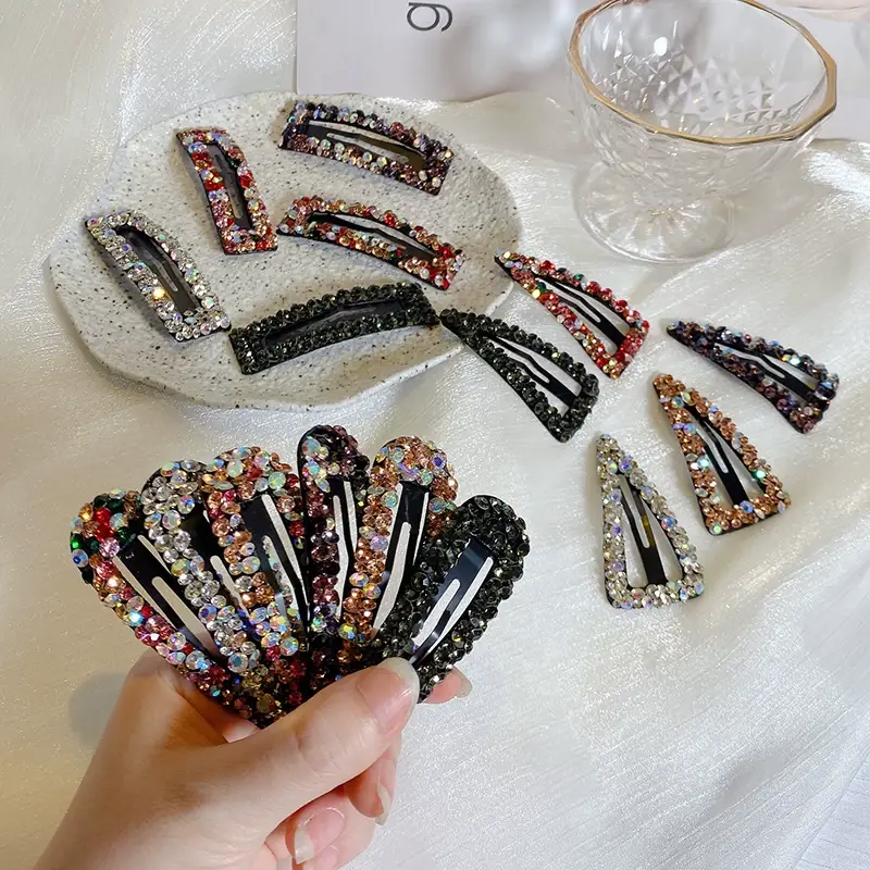 Colorful Rhinestone Hairpins Set for Women — feature 1