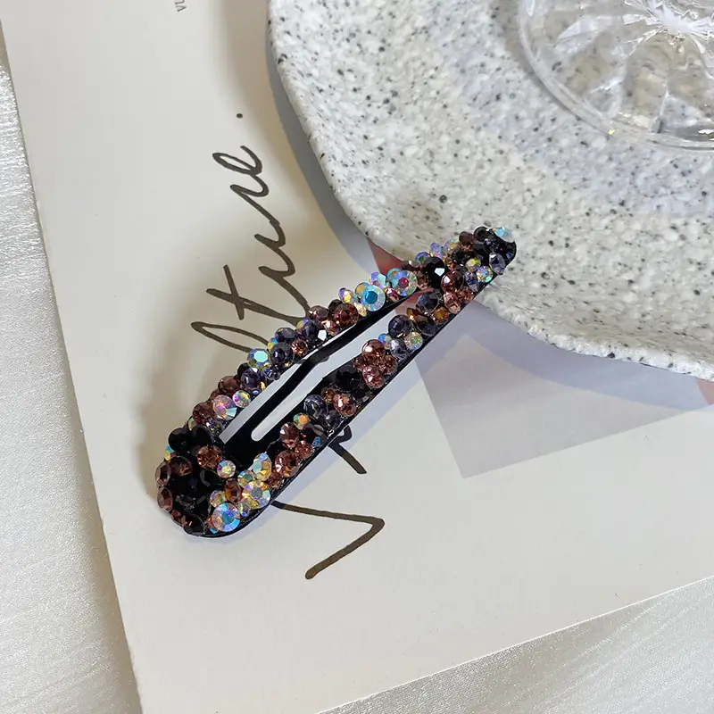 Colorful Rhinestone Hairpins Set for Women - Image 2