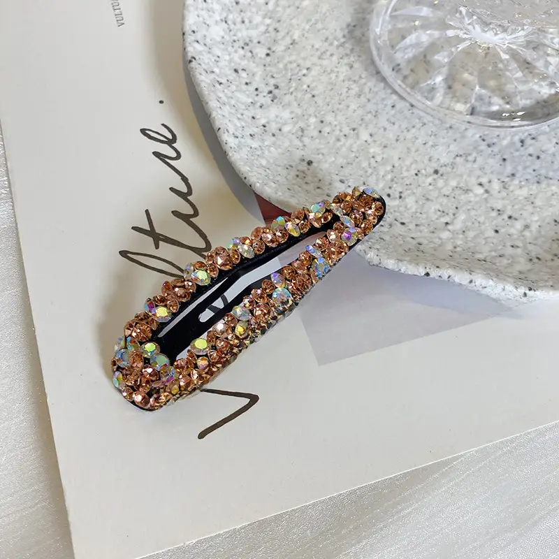 Colorful Rhinestone Hairpins Set for Women - Image 4