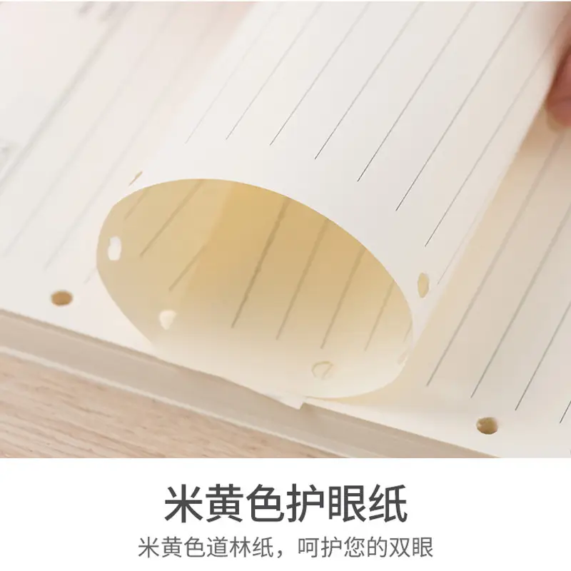 A4 A5 A6 B7 C8 D9 Hole Blank Paper Notebook Set - Image 18