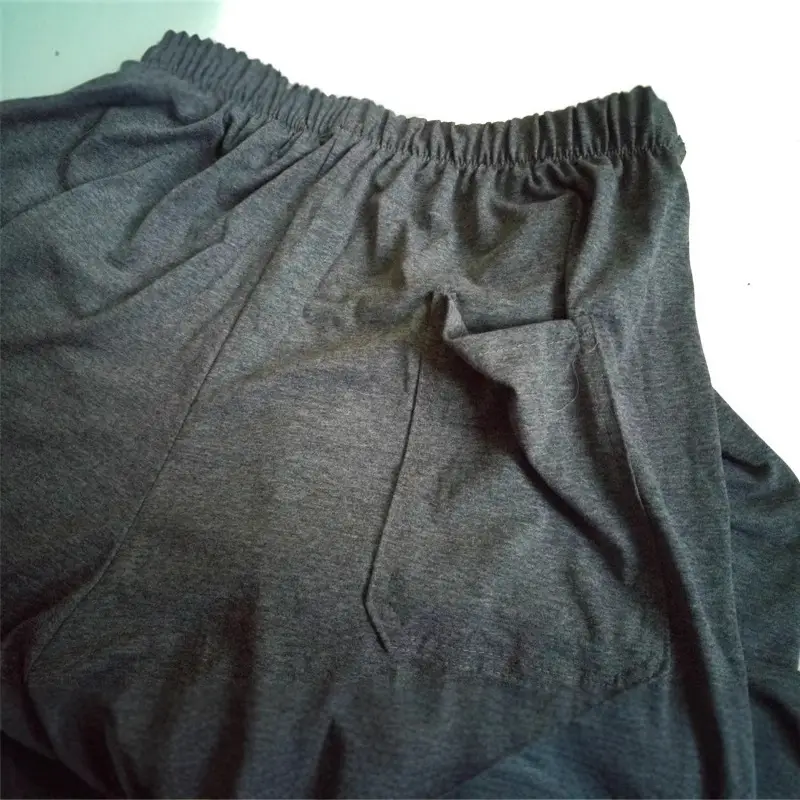 Maroon Wide Leg Modal Pants for Men Women Spring Summer - Image 15