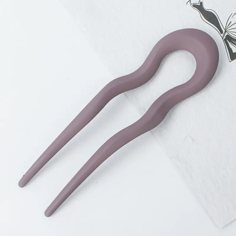 U-Shaped Felt Hair Clip Green Factory Direct - Image 7