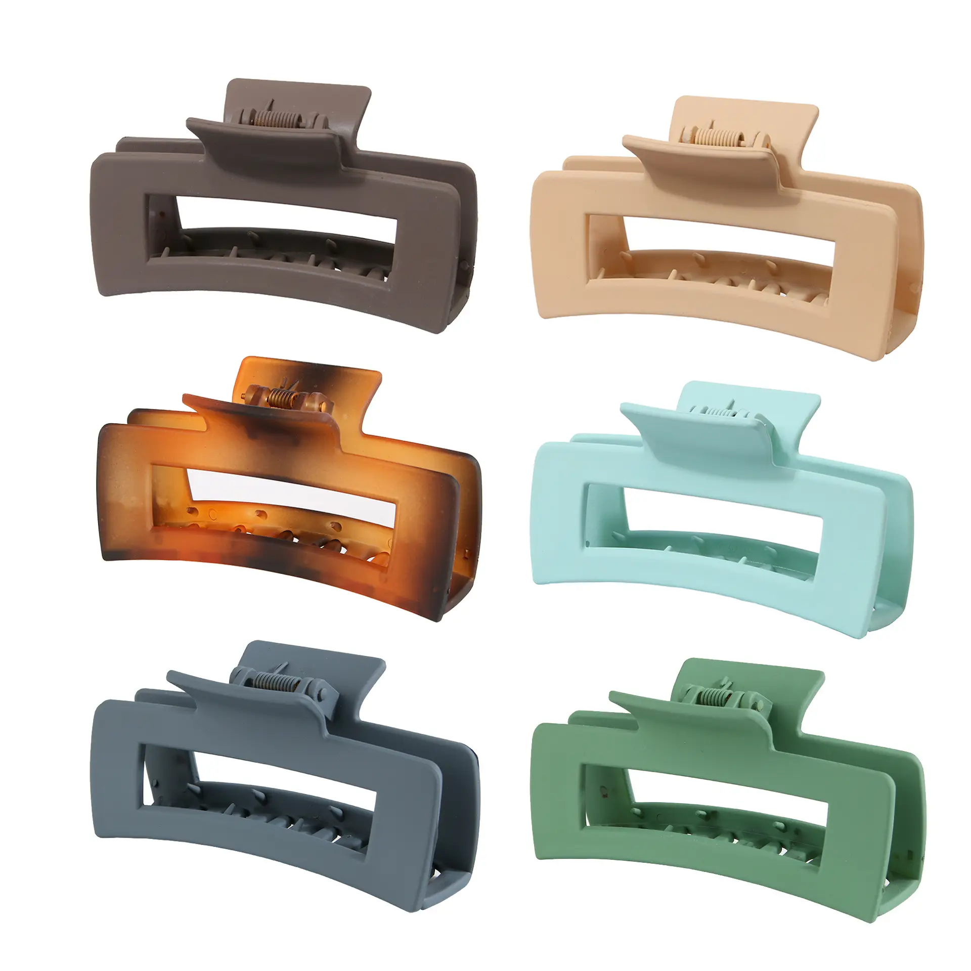 10.5cm Frosted PS Claw Clip for Women - Image 29