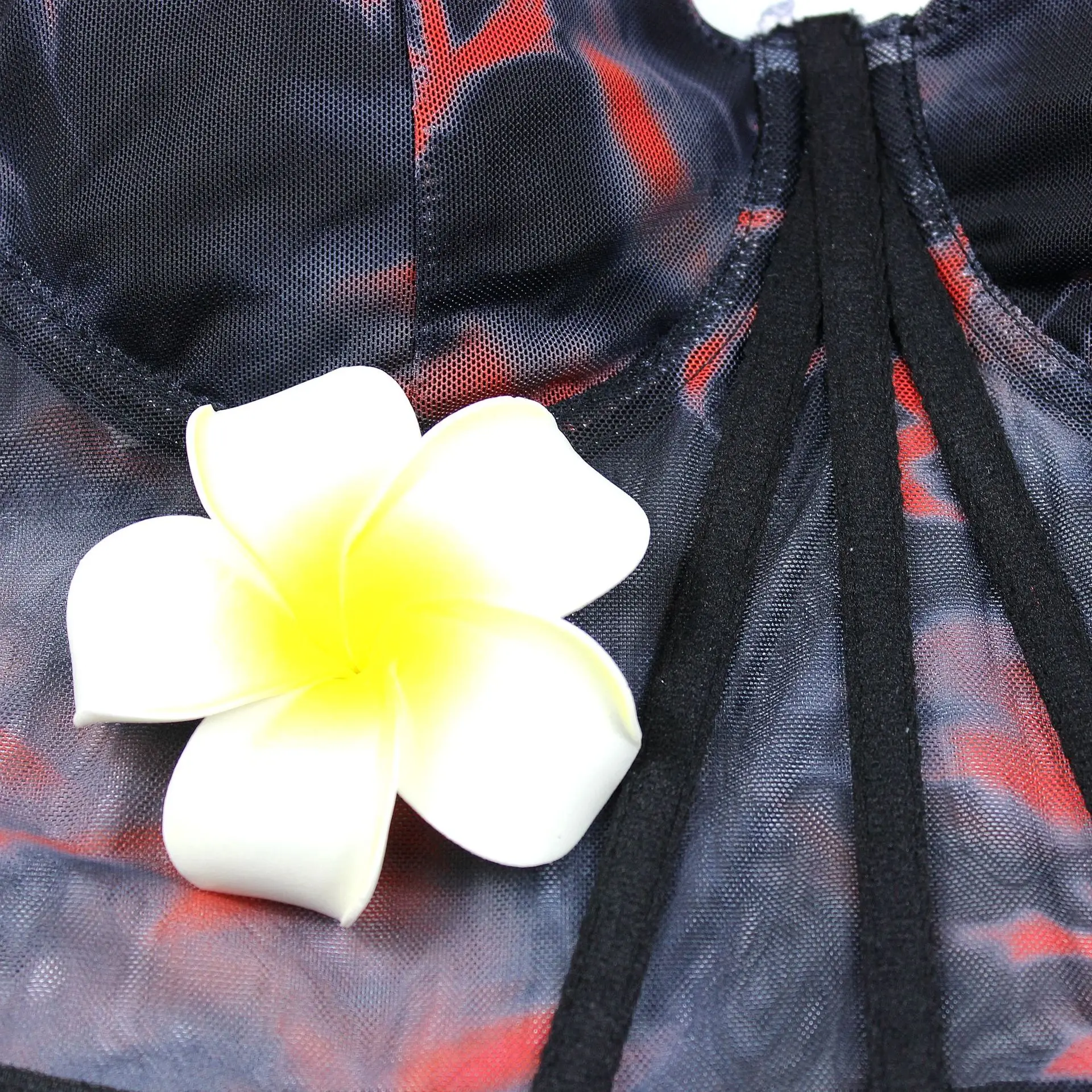 Women's Mesh Printed Bra Top Ultra Short European American Hotties — feature 26