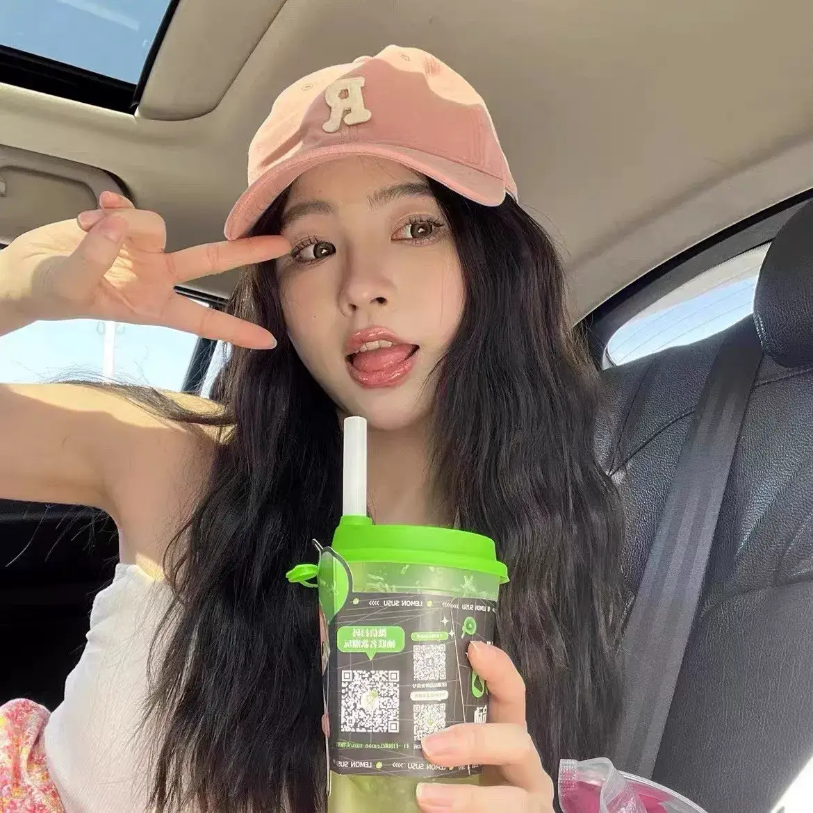 Women's Red Letter R Baseball Cap with Embroidery — feature 9