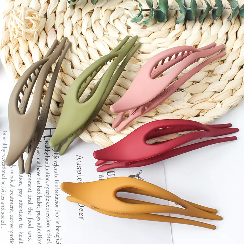 New Duck Bill Hair Clip for Women Solid Color