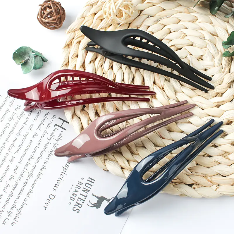 New Duck Bill Hair Clip for Women Solid Color