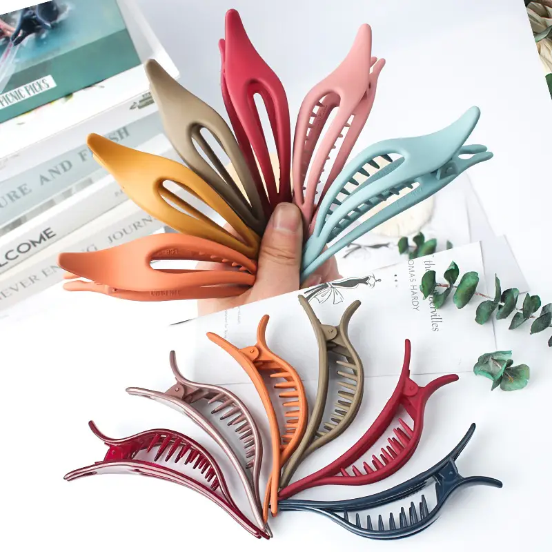 New Duck Bill Hair Clip for Women Solid Color