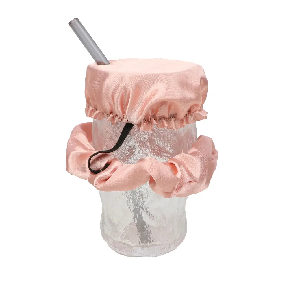 Black Anti-Drug Cup Lid Hair Ring Set - Image 3