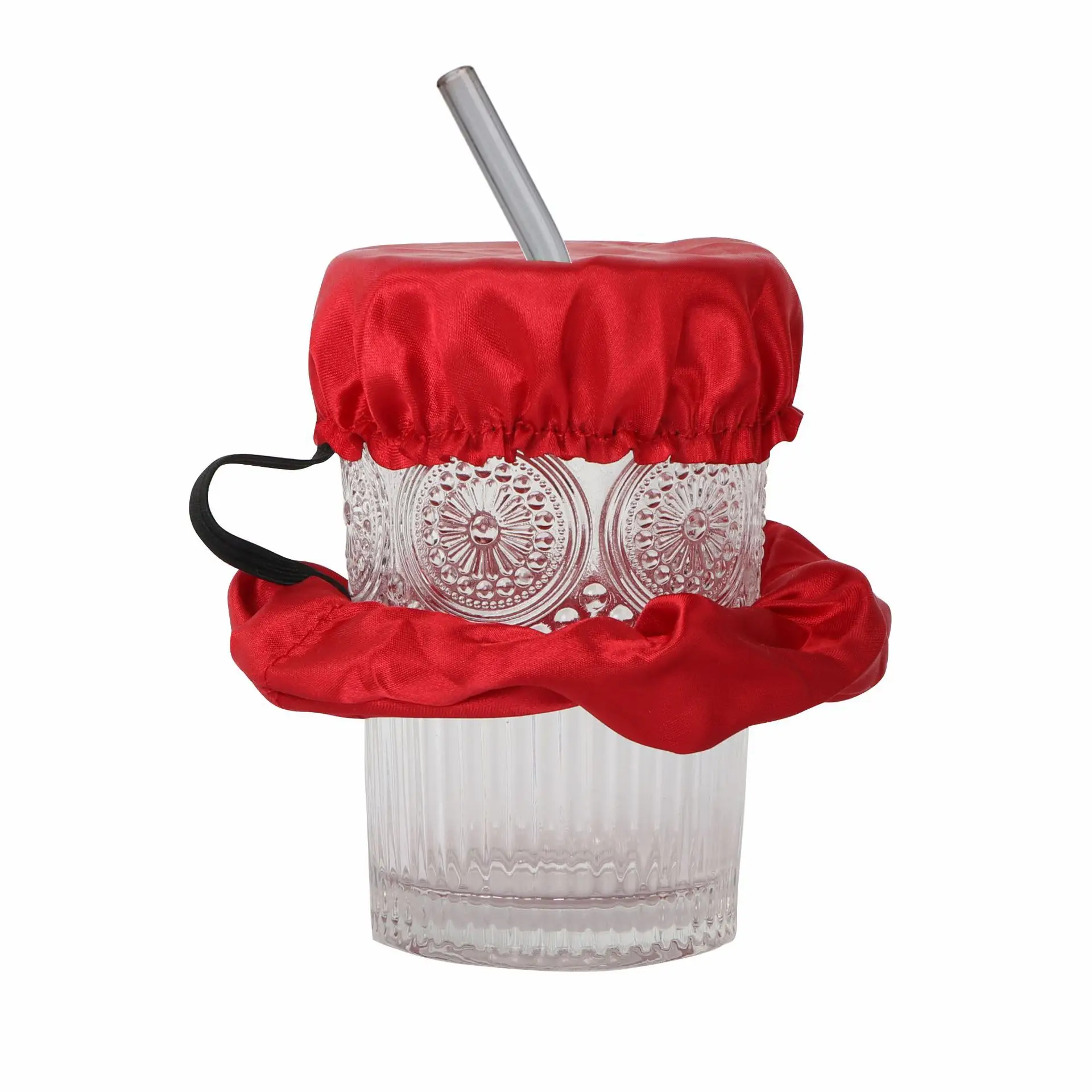Black Anti-Drug Cup Lid Hair Ring Set - Image 5