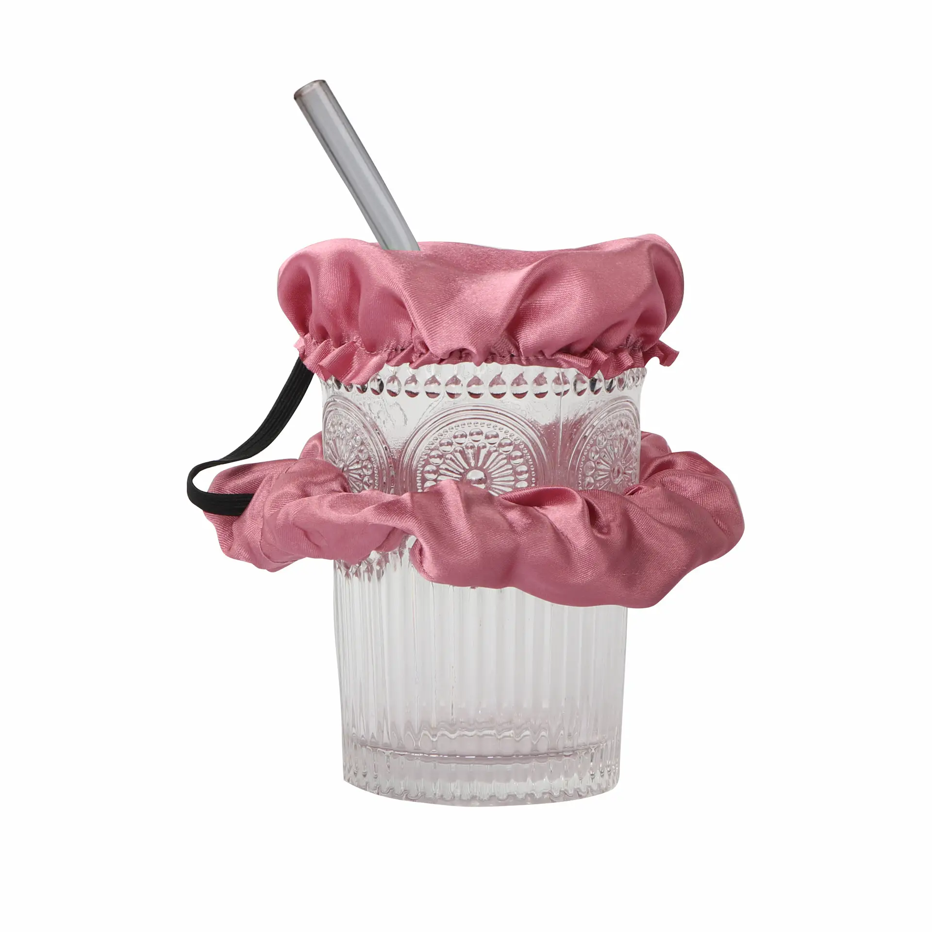 Black Anti-Drug Cup Lid Hair Ring Set - Image 6