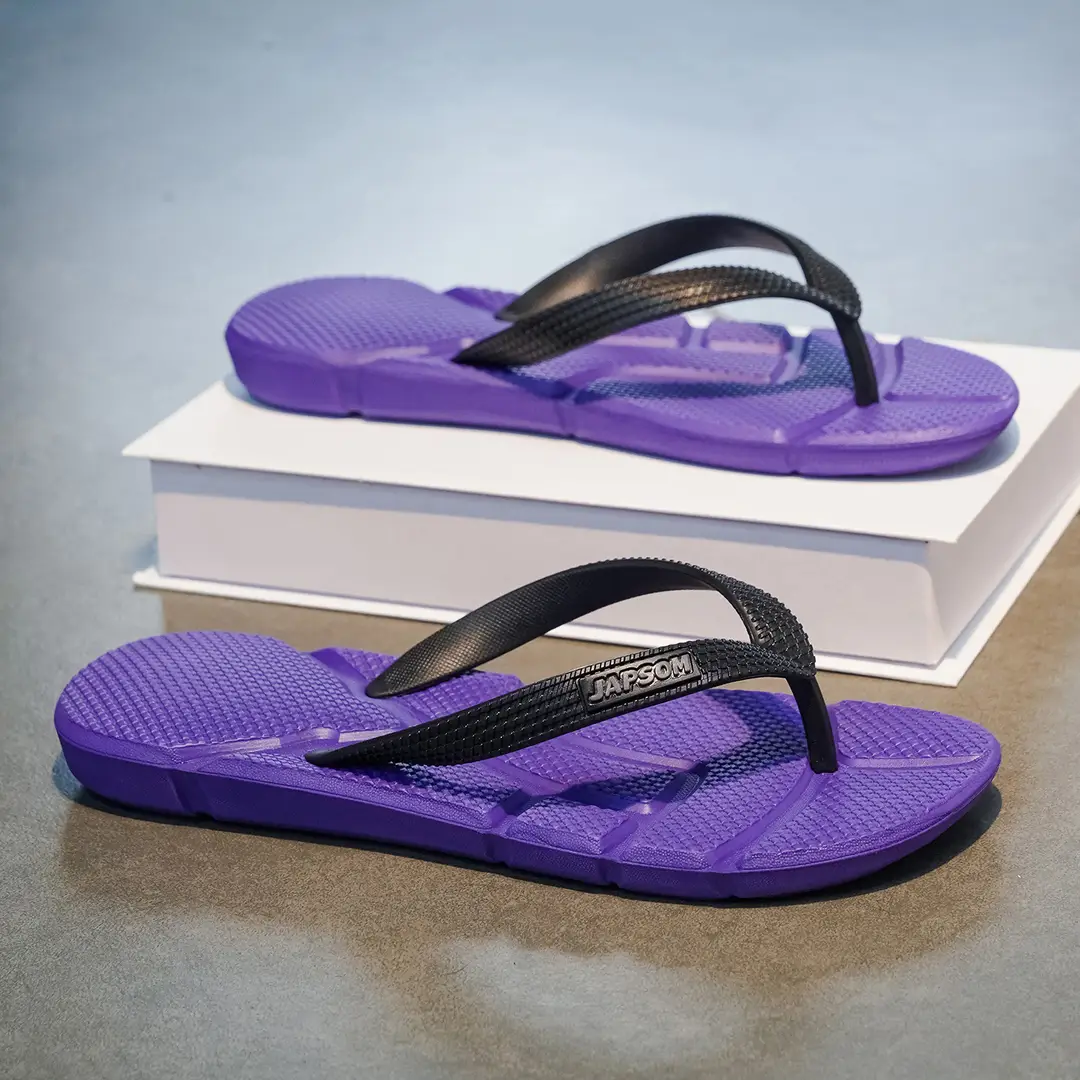 Plus size flip-flops men's non-slip wear-resistant fashion casual flip-flops men's beach slippers summer trendy slippers men's - Image 6