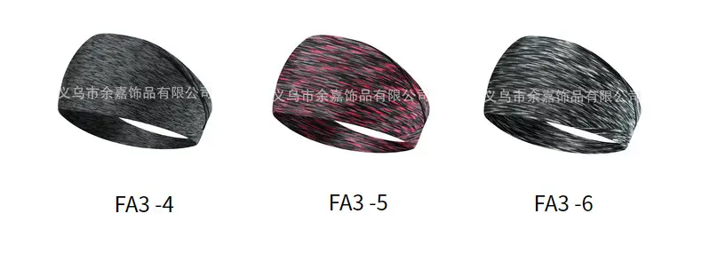 European & American Sports Hair Band Yoga Moisture Absorbing Running Fitness Headband — feature 13