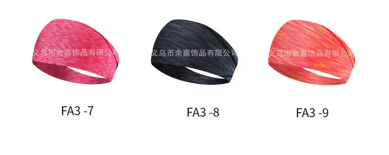 European & American Sports Hair Band Yoga Moisture Absorbing Running Fitness Headband — feature 14