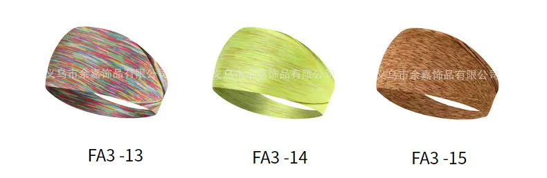 European & American Sports Hair Band Yoga Moisture Absorbing Running Fitness Headband — feature 16
