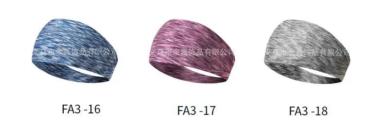 European & American Sports Hair Band Yoga Moisture Absorbing Running Fitness Headband — feature 17