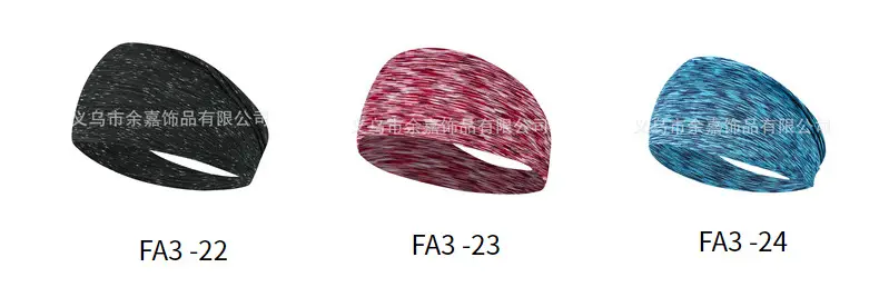 European & American Sports Hair Band Yoga Moisture Absorbing Running Fitness Headband — feature 19