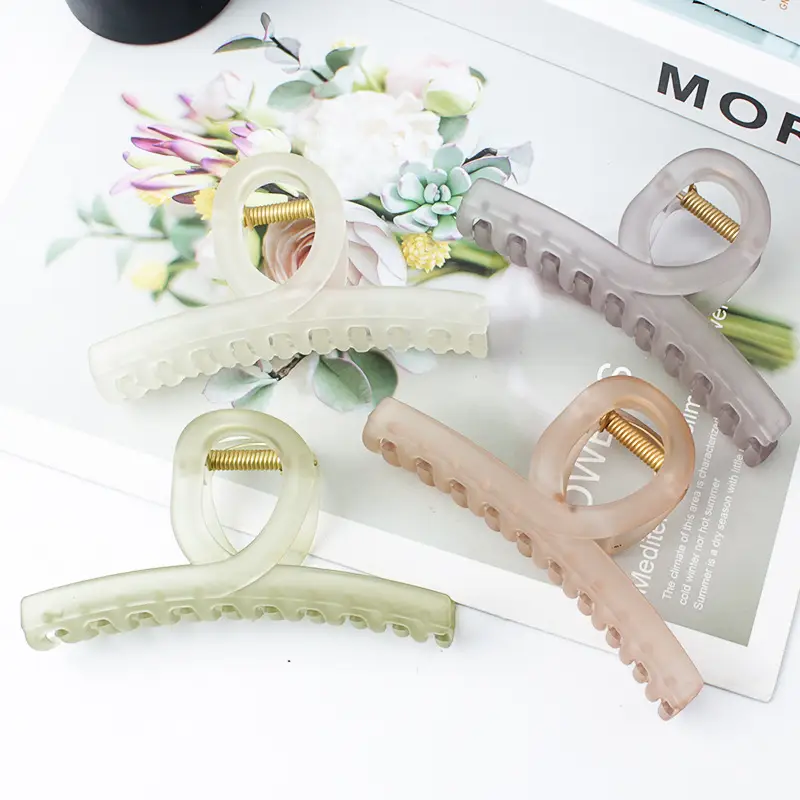 2022 Acrylic Hair Clip for Back of Head Black - Image 23