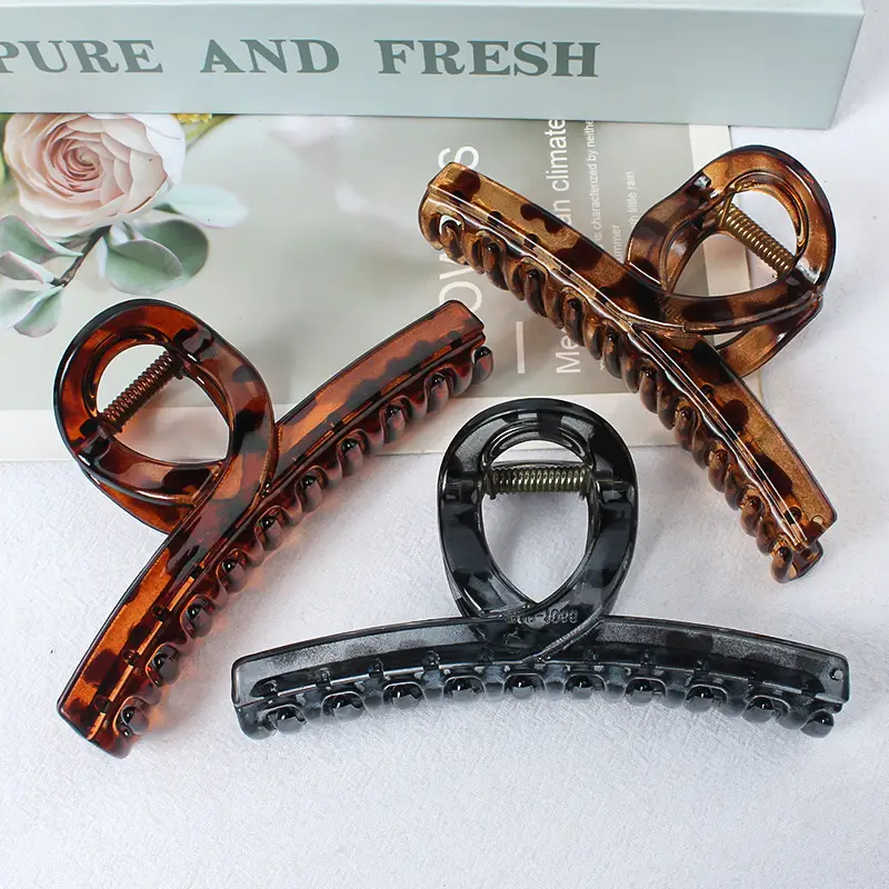 2022 Acrylic Hair Clip for Back of Head Black - Image 24