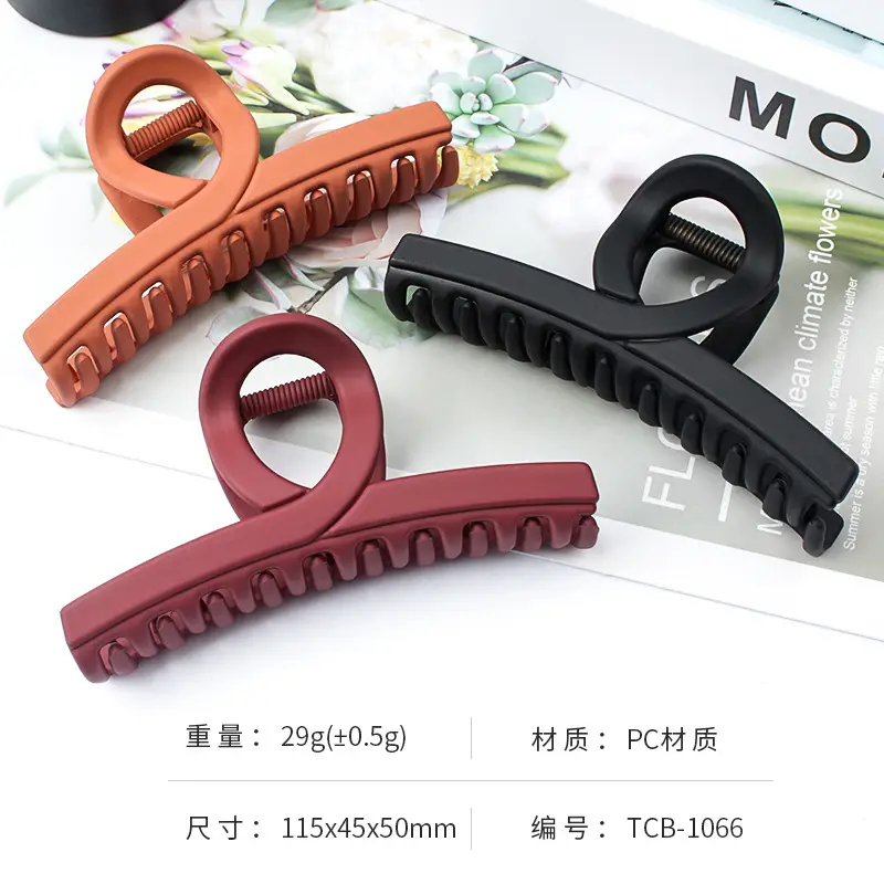 2022 Acrylic Hair Clip for Back of Head Black - Image 25