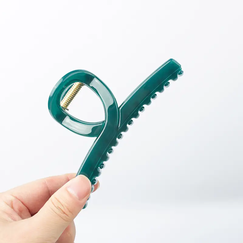 2022 Acrylic Hair Clip for Back of Head Black - Image 7