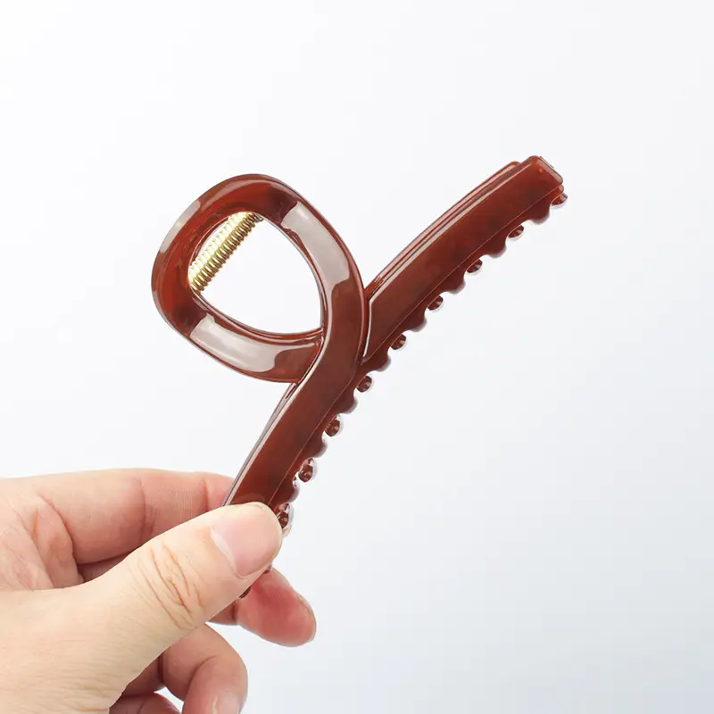 2022 Acrylic Hair Clip for Back of Head Black - Image 8