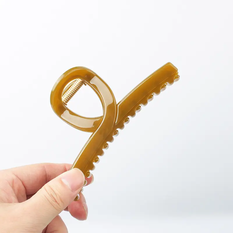 2022 Acrylic Hair Clip for Back of Head Black - Image 9